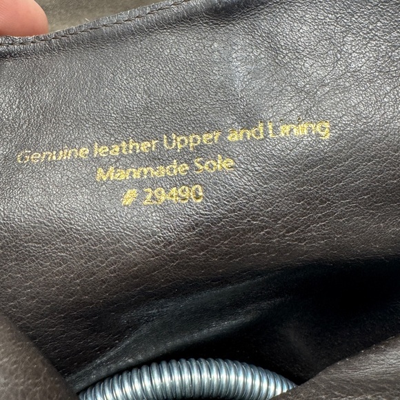 Garnet Hill Jemma Leather Pull On Boots Gray Size 8.5 - Picture 8 of 10